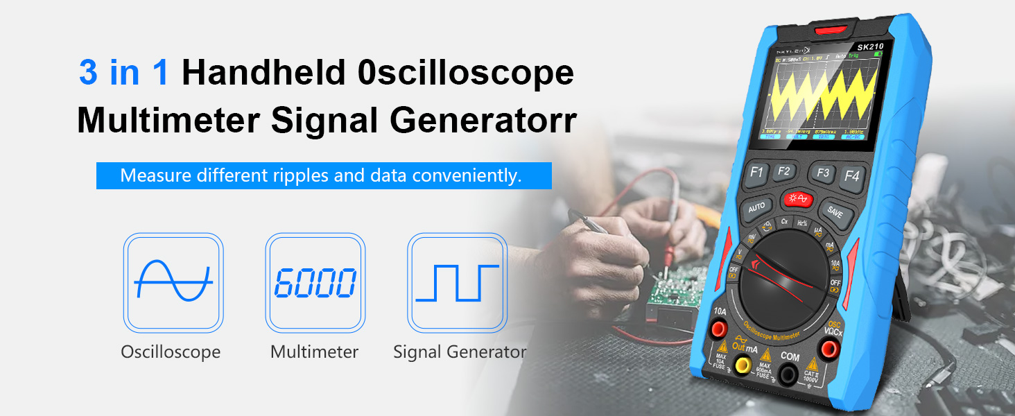 SK210 Digital Oscilloscope Multimeter