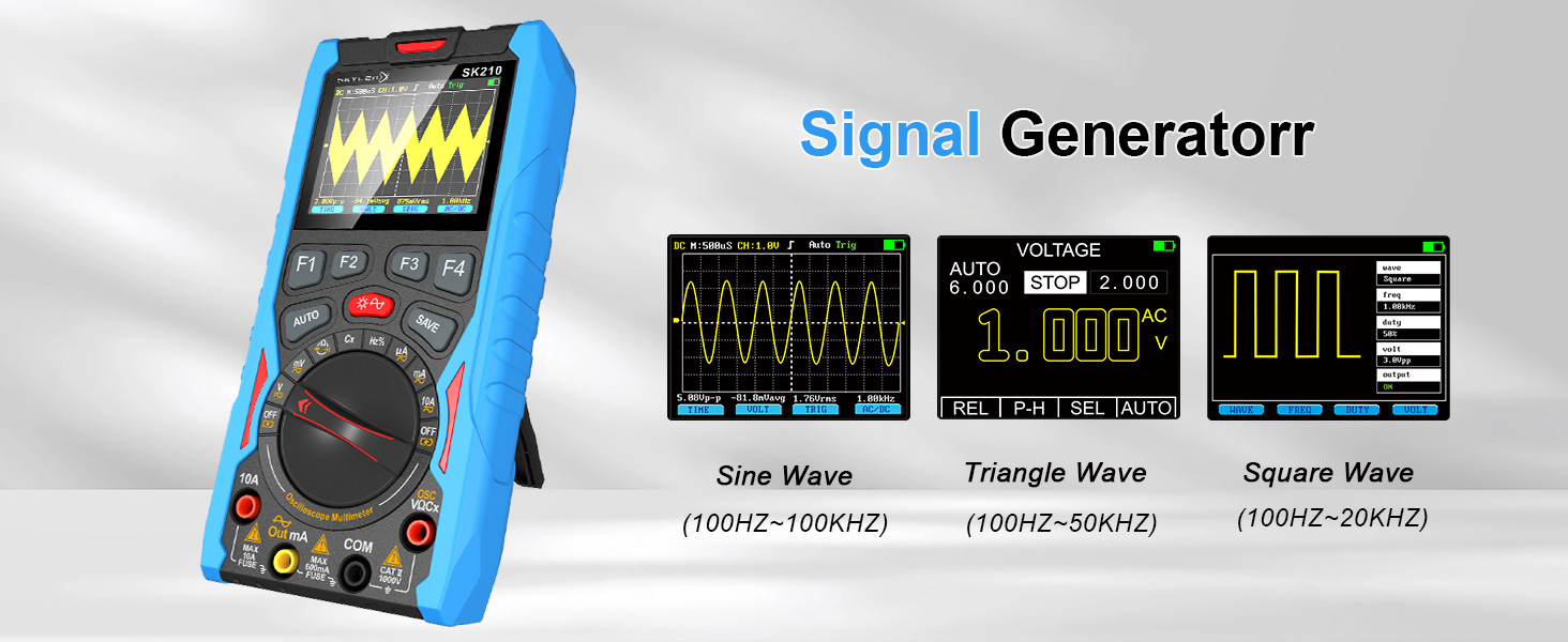 SK210 Digital Oscilloscope Multimeter