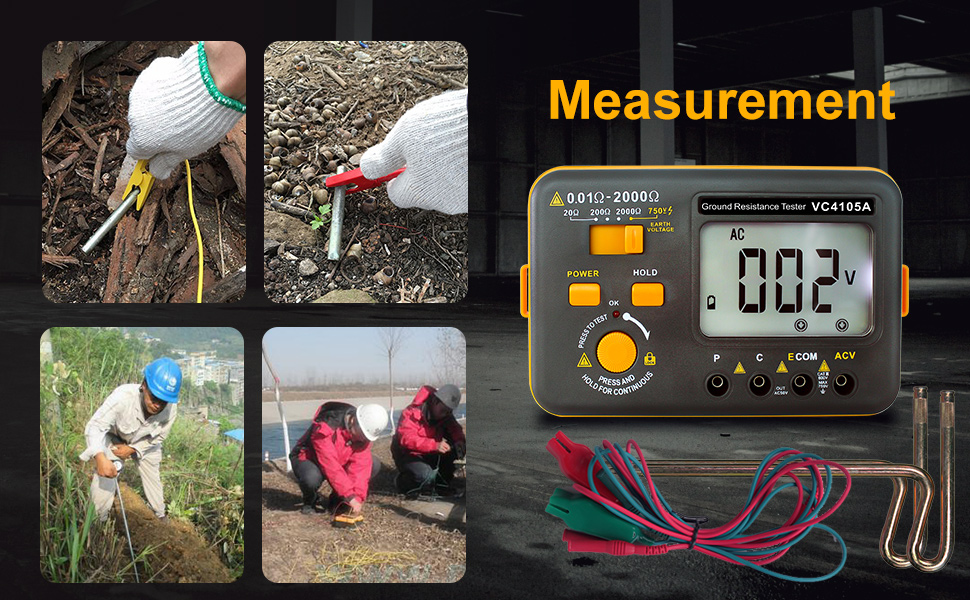 VC4105A Earth Resistance Tester